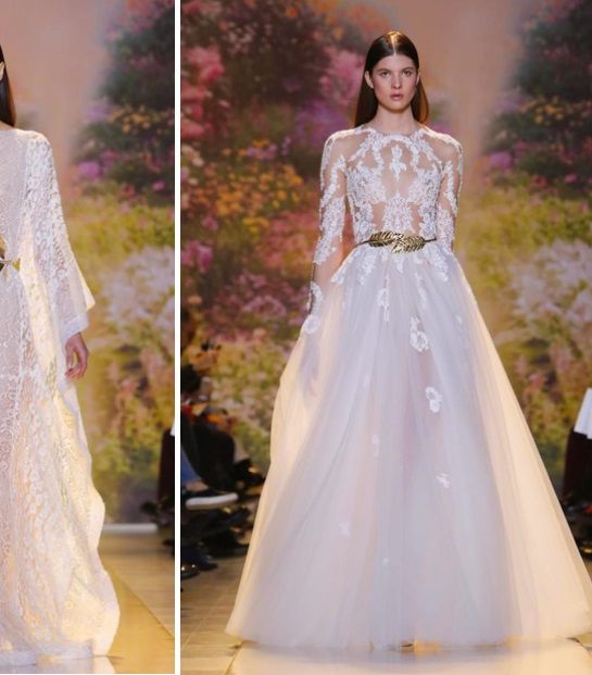 أجمل الفساتين الراقية من توقيع زهير مراد لصيف 2014