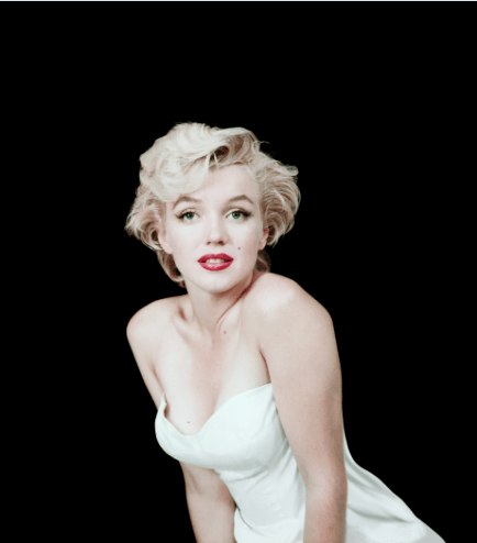 مارلين مونرو بالفستان الأبيض