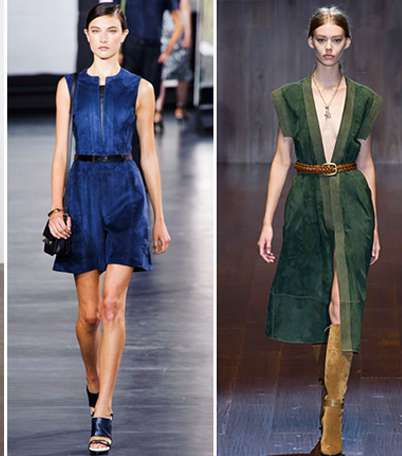 بالصور، اليك موضة جلد السويدي لصيف 2015