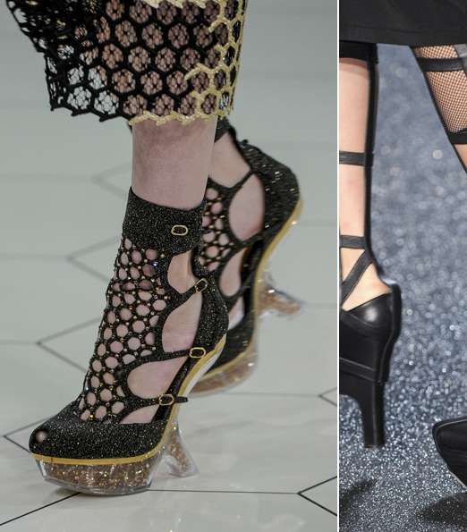 بالصور، إليكِ هذه الأحذية الغريبة من عروض أزياء ربيع 2013