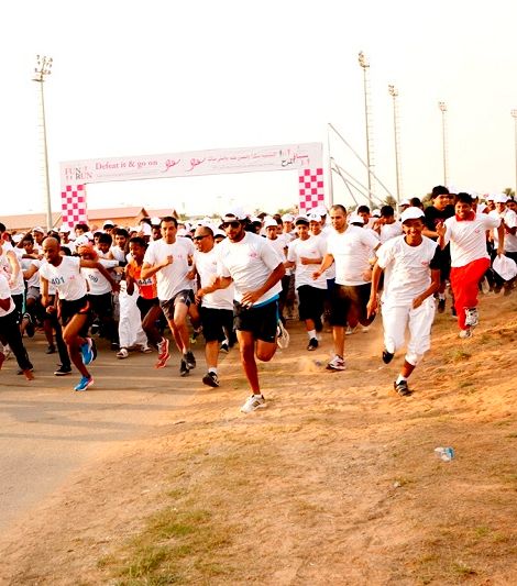 الجري من أجل مكافحة سرطان الثدي