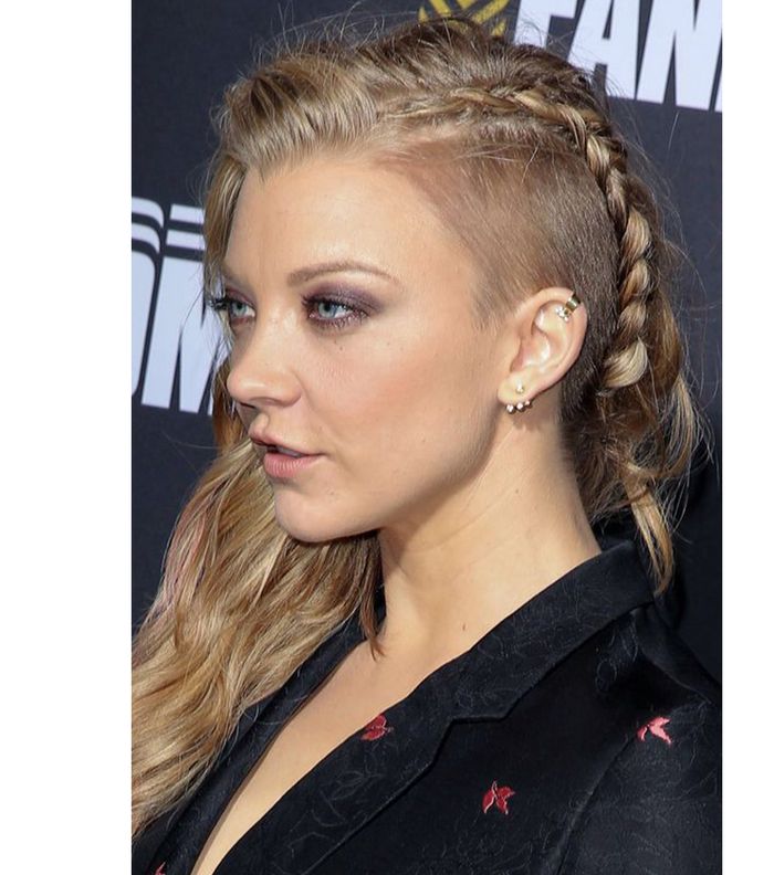 تسريحات شعر على جنب