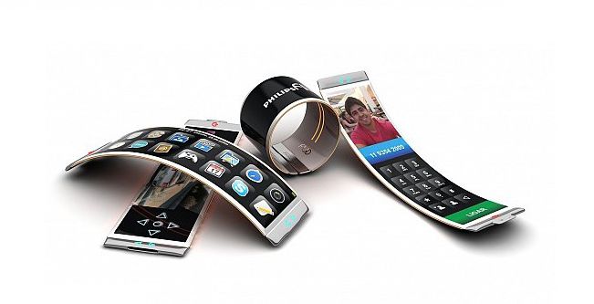 هواتف ذكية بشاشات مرنة