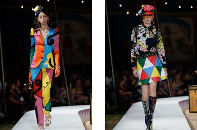 الاقمشة المطبعة Patchwork من موسكينو ريزورت 2019