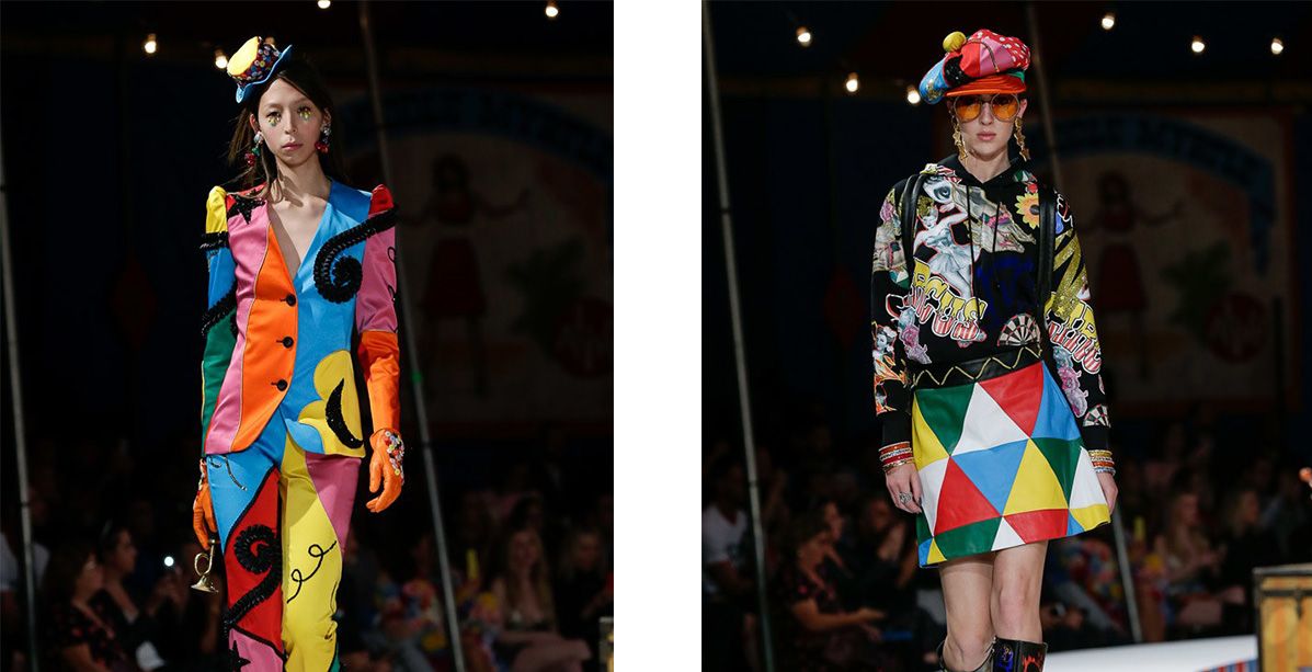 الاقمشة المطبعة Patchwork من موسكينو ريزورت 2019