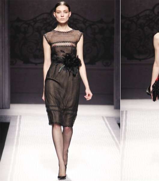 من أسبوع الموضة في ميلانو، إليكِ عرض أزياء ألبرتا فيريتي لشتاء 2013