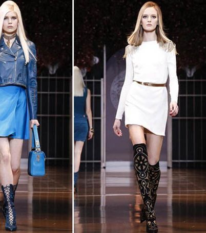 بالصور، إكتشفي أزياء فيرساتشي لشتاء 2015