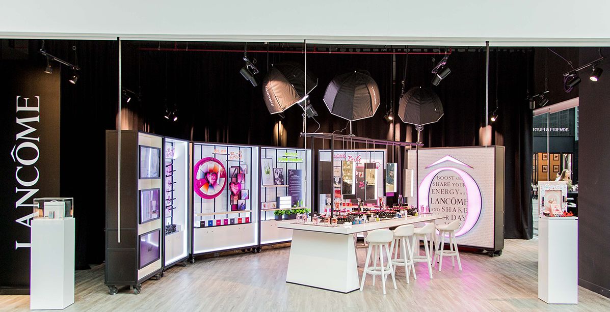إفتتاح متجر Lancôme المؤقّت في 2 City Walk في دبي .