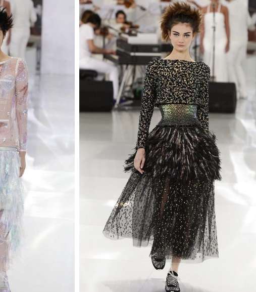أزياء راقية مميّزة من Chanel لصيف 2014