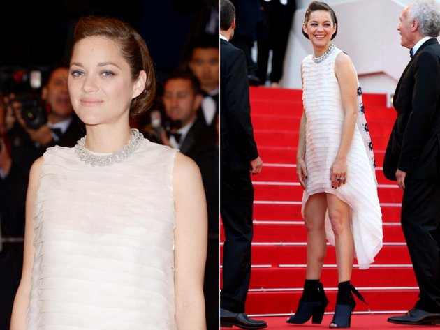 من أسوأ إطلالات النجمات في مهرجان كان السينمائي 2014، إطلالة ماريون كوتيارد