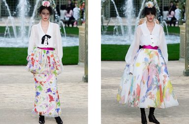 التنانير المطبعة والملونة من CHANEL