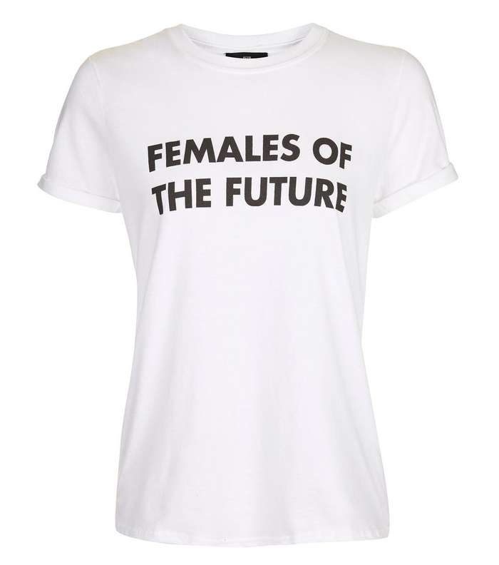 T Shirt مطبعة بشعار Females of the future من Topshop