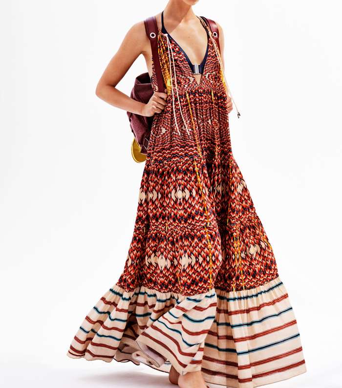 من مجموعة H&M Studio لصيف 2016، اليك موضة الفستان الماكسي المطبع بالاسلوب البوهيمي