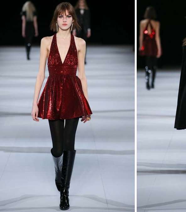 من توقيع Saint Laurent Paris، إليك تصاميم شتاء 2015