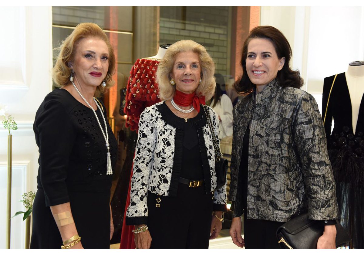 سيدات المجتمع اللبناني خلال افتتاح متجر علي يونس في بيروت