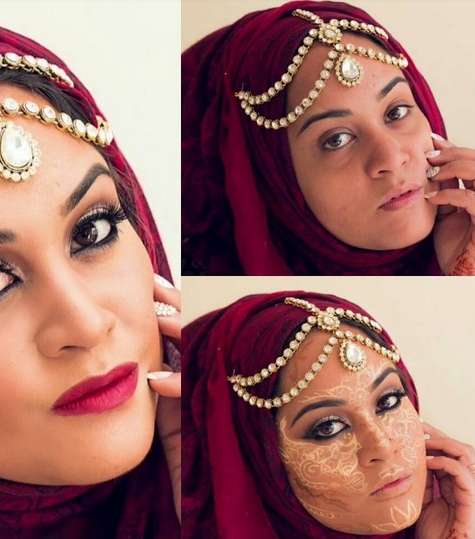 الحناء يواكب الـ Contouring  في الماكياج بأسلوب عصري