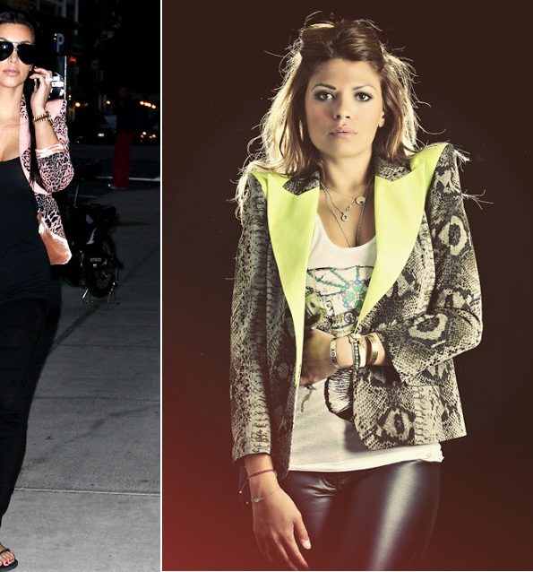 كيم كارداشيان تتألق بسترة من تصميم العنود بدر 