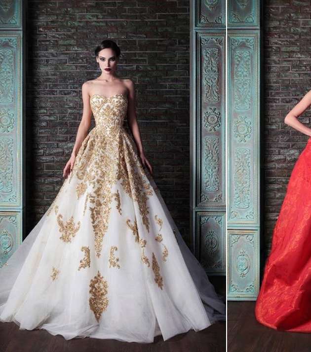 اجمل موديلات فساتين الأميرات من مجموعة رامي قاضي 2014