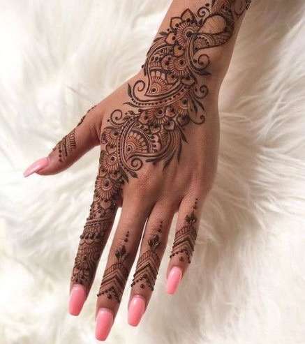 صور اجمل نقش حناء 2020