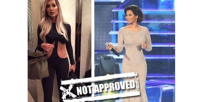 جزم مايا دياب وشيرين عبد الوهاب توقعهما ضحية الموضة