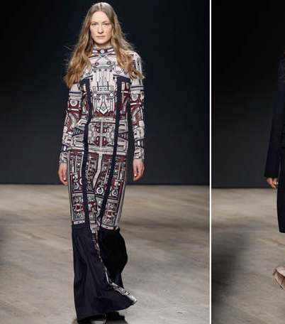 بالصور، إليك تصاميم Mary Katrantzou لشتاء 2015