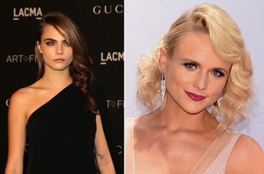 أبرز صيحات الشعر والماكياج في إطلالة النجمات عام 2014