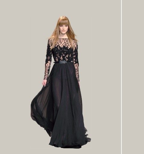 بالصور، مجموعة من فساتين إيلي صعب لشتاء 2013