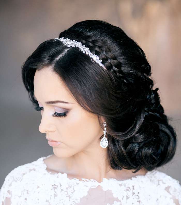 تسريحات شعر عروس 2015