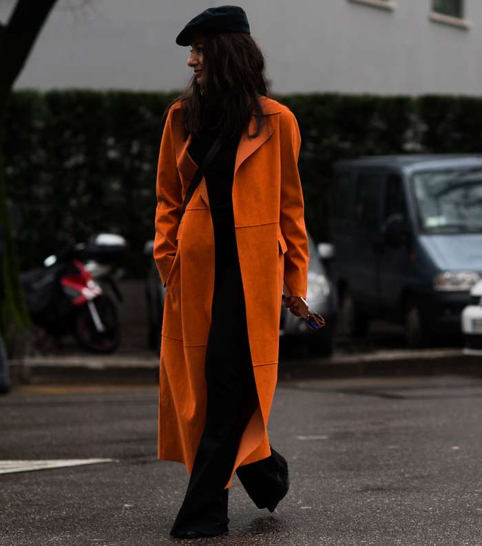 موضة المعطف الماكسي والسروال الواسع من اليوم الخامس من اسبوع الموضة في ميلانو