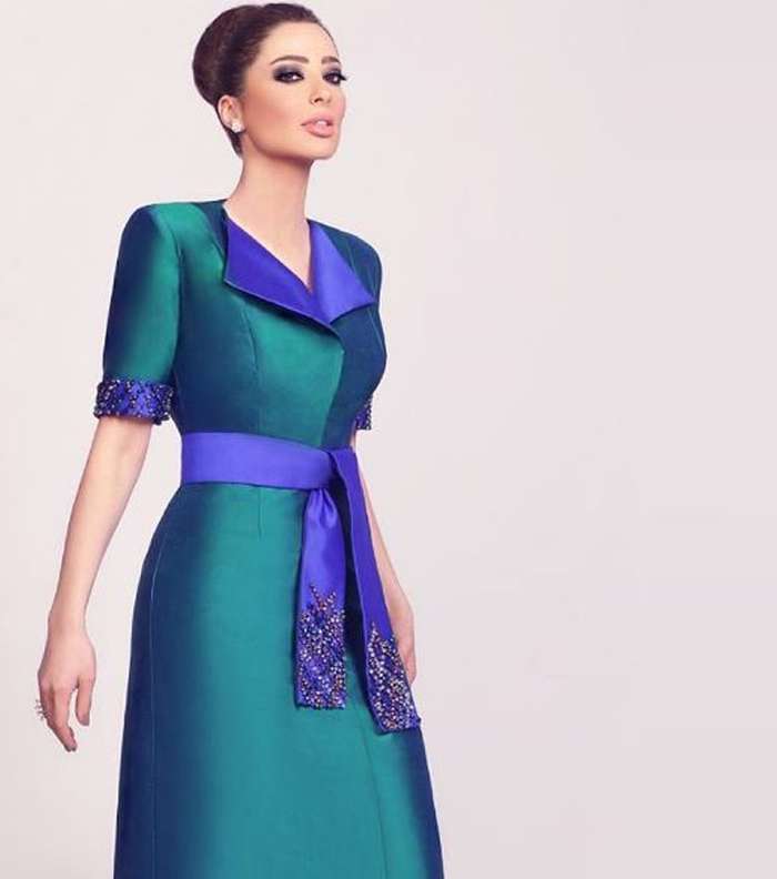 اكتشفي ما الذي يميز اطلالات وفاء الكيلاني وماذا ارتدت في حفل عقد قرانها على تيم حسن