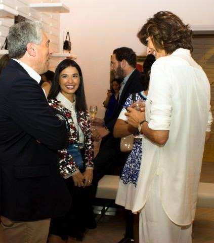 سمر سيراكي دو بوتافوكو  مع سفير لبنان غدي الخوري 