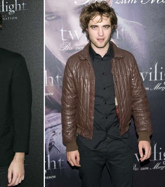 ستايل روبرت باتينسون المميّز مع البلايزر والسترة الجلدية