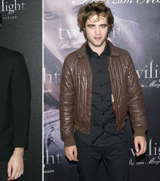 ستايل روبرت باتينسون المميّز مع البلايزر والسترة الجلدية