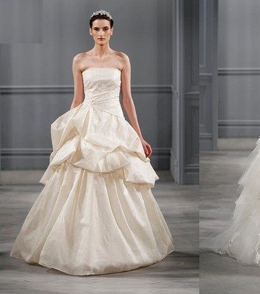 Array Monique Lhuillier والصدر عاري الكتفين