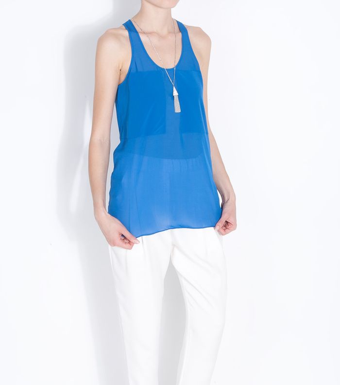 قميص حرير من T By Alexander Wang