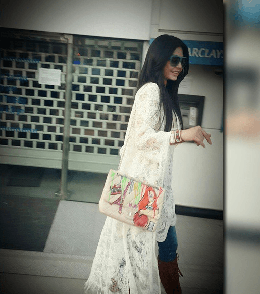 هيفاء وهبي بموضة سترة الكيمونو في مسلسل مريم