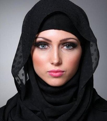 لفّة الحجاب للوجه مستطيل الشكل