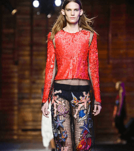 موضة السراويل المطبعة من بوتشي لصيف 2016