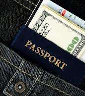 جواز سفر وأموال الرحلة