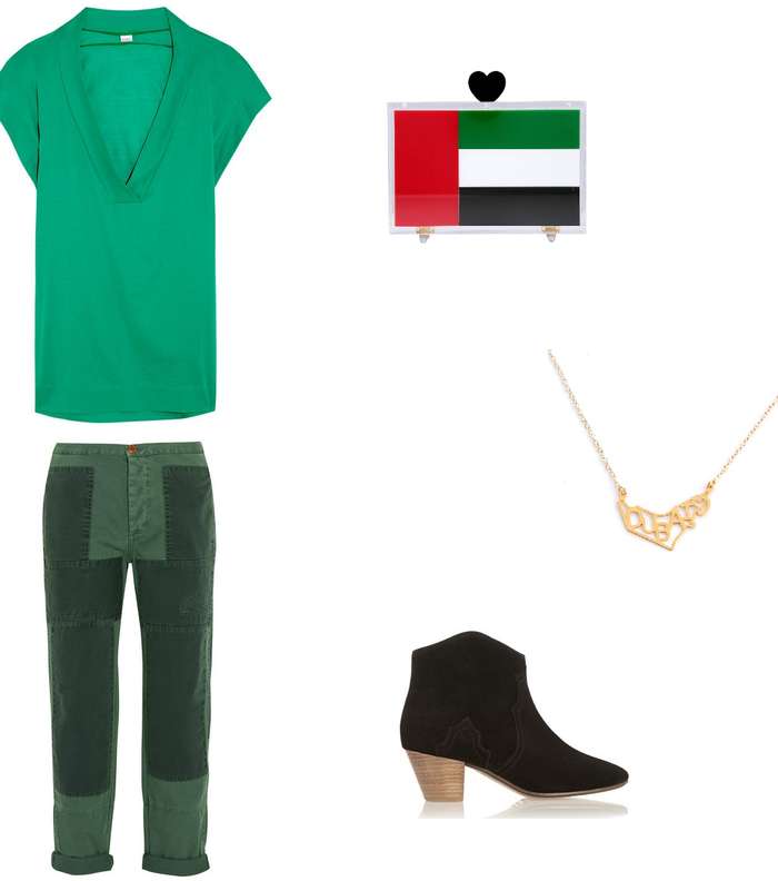 نسقي اطلالتك بالوان علم الامارات بمناسبة اليوم الوطني في الامارات