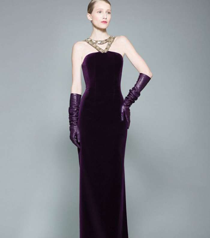 تألقي بفساتين مخمل 2016 من أشهر دور الأزياء