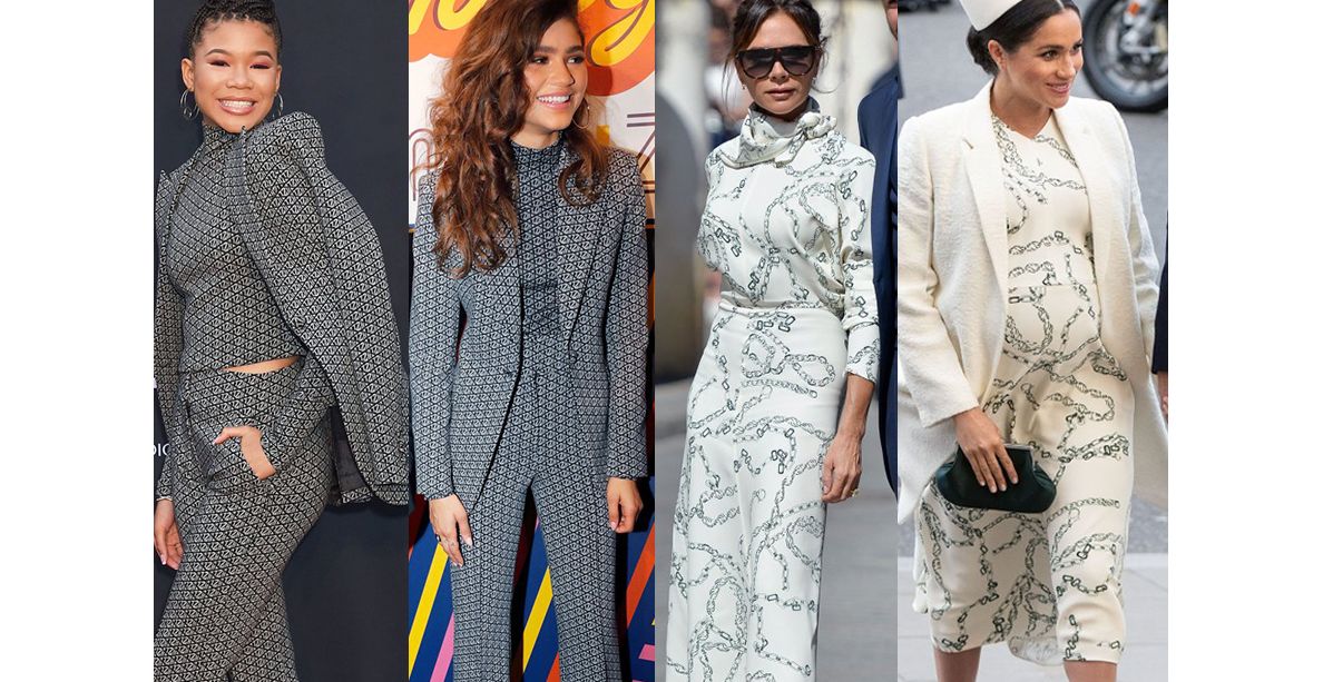 صور اطلالات النجمات في الازياء نفسها