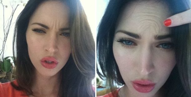 ميغان فوكس والبوتوكس على فايسبوك