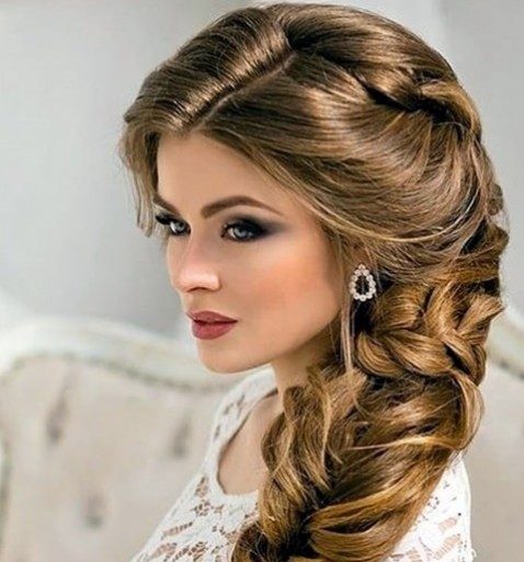 تسريحة شعر طويل ناعمه