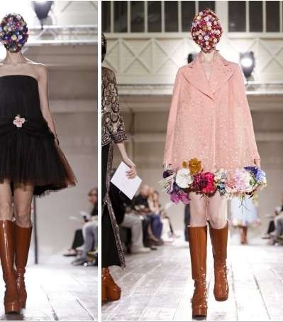 Maison Martin Margiela تقدم لكِ أغرب الفساتين لشتاء 2014