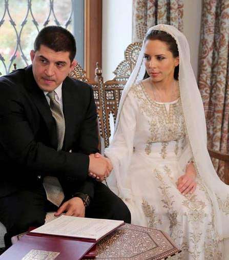 الأميرة إيمان بنت الحسين في زفافها