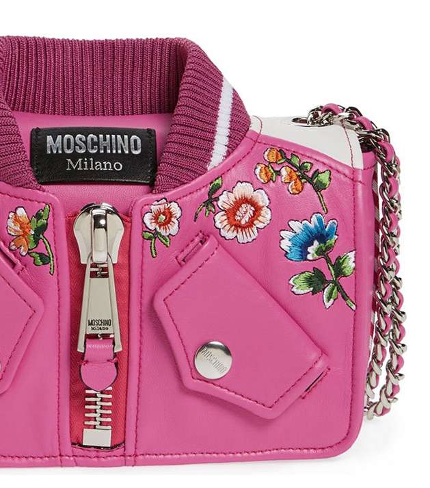 حقيبة موسكينو المطبعة بالازهار لصيف 2017