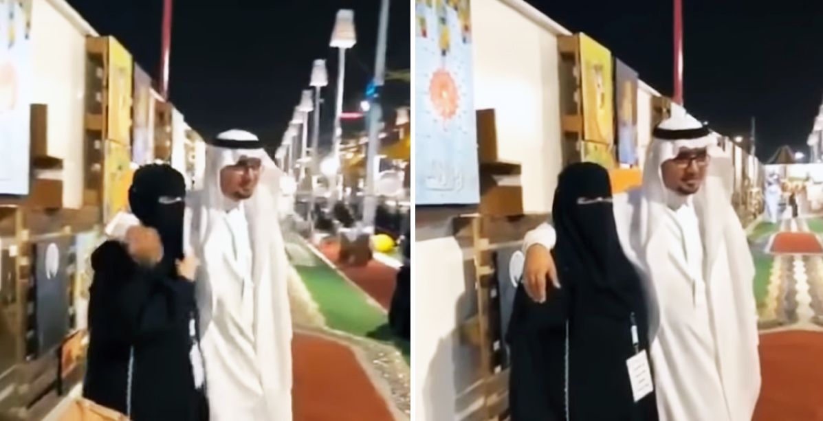 ما قصة مقطع الرجل الذي وضع يده على فنانة سعودية بمهرجان شعبي؟