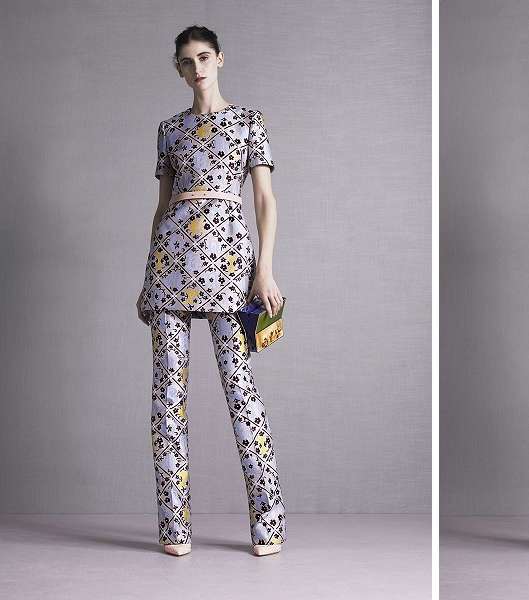 تصاميم مميّزة بطبعات فريدة من مجموعة Mary Katrantzou Resort 2015