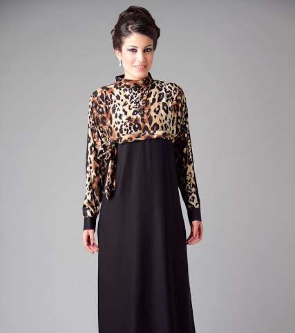 تألقي في شهر رمضان بالعباية المطبعة بنقشة النمر